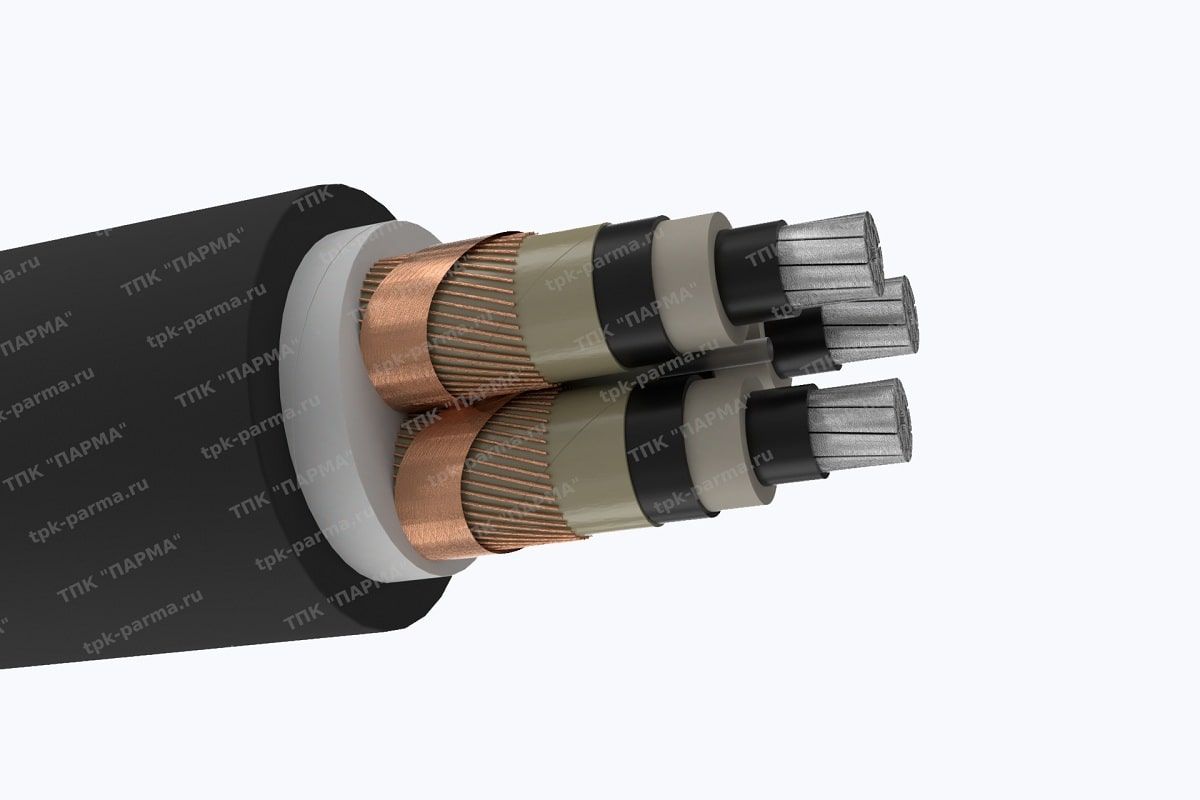 Фотография провода Кабель АПвПуг 3х300/70 - 20кВ