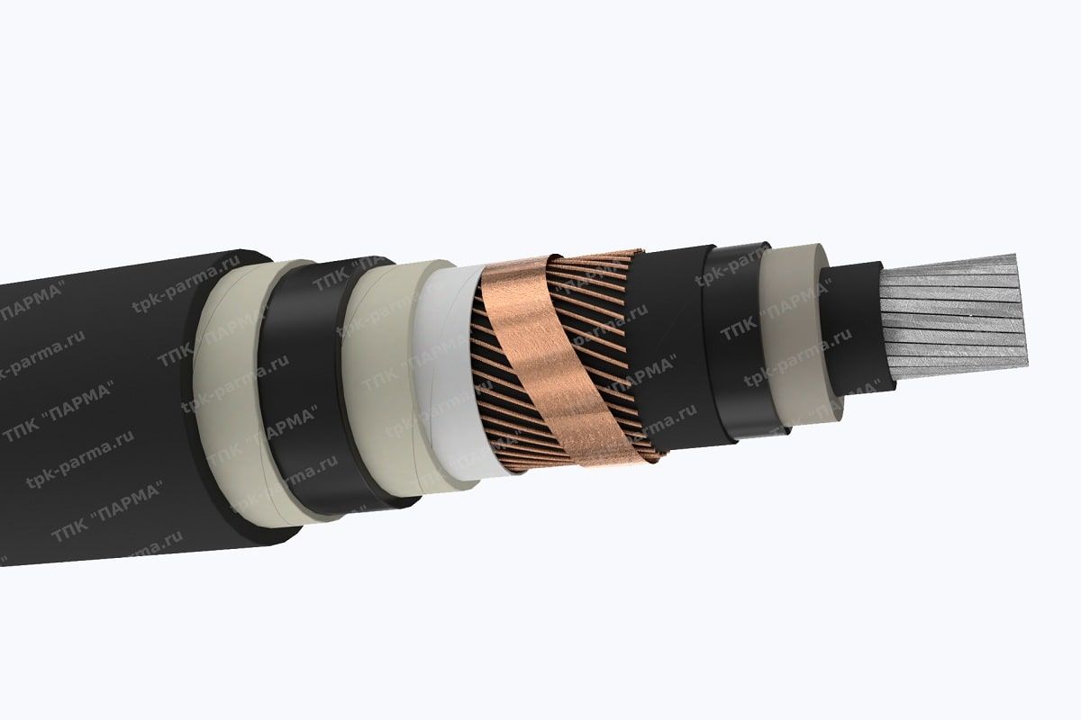 Фотография провода Кабель АПвВнг(A)-LS 1х1000/120 - 10кВ